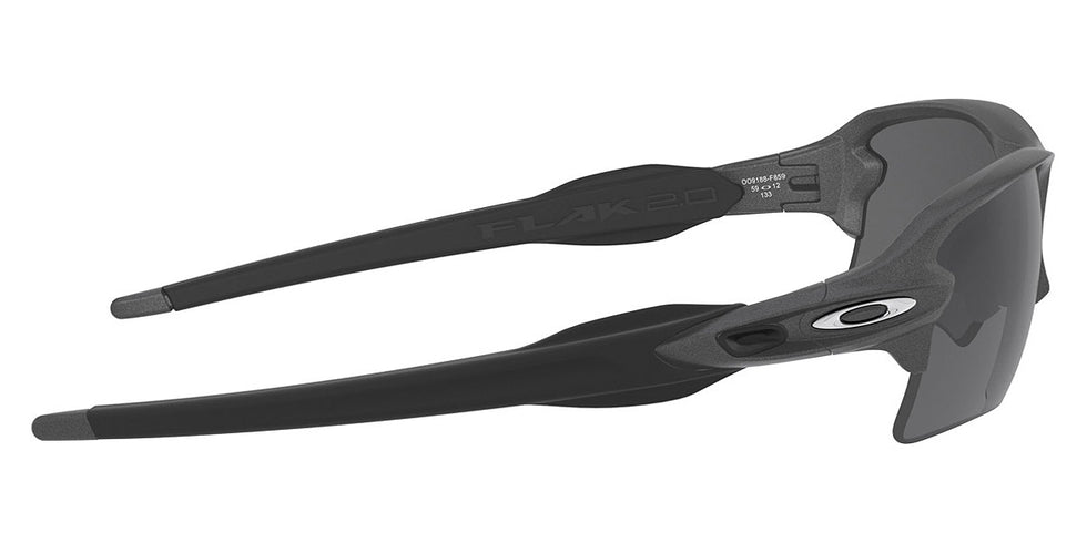 Oakley® OO9188 Flak 2.0 XL OO9188 9188F8 59 - Steel/Prizm black polarized Sunglasses