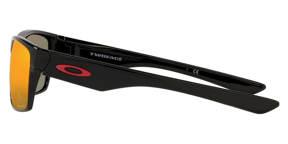 Oakley® OO9189 Twoface OO9189 918947 60 - Polished Black / Prizm Ruby Sunglasses
