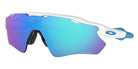 Oakley® OO9208 Radar Ev Path OO9208 920857 38 - Polished white/Prizm sapphire (blue) Sunglasses