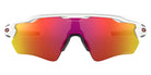 Oakley® OO9208 Radar Ev Path OO9208 920872 38 - Polished white/Prizm ruby Sunglasses