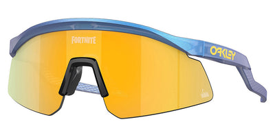 Oakley® OO9229 Hydra OO9229 922918 37 - Matte cyan & blue & clear shift/Prizm 24k Sunglasses