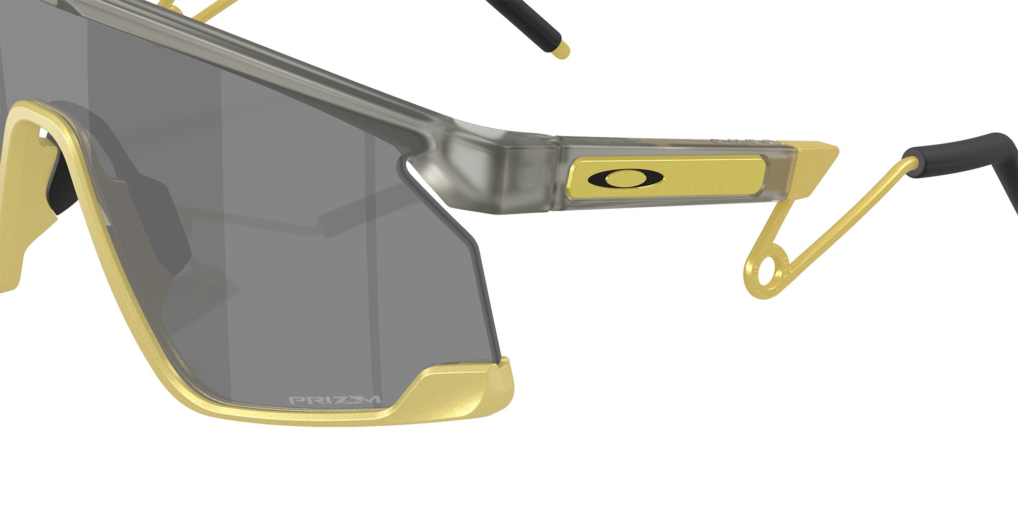 Oakley® OO9237 BXTR METAL OO9237 923714 39 Sunglasses - Matte Gray Ink/Vintage Gold / Prizm Black Mirrored