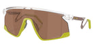 Oakley® OO9237 BXTR METAL OO9237 923715 39 Sunglasses - Polished Clear / Prizm Tungsten Mirrored 923715