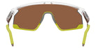 Oakley® OO9237 BXTR METAL OO9237 923715 39 Sunglasses - Polished Clear / Prizm Tungsten Mirrored 923715