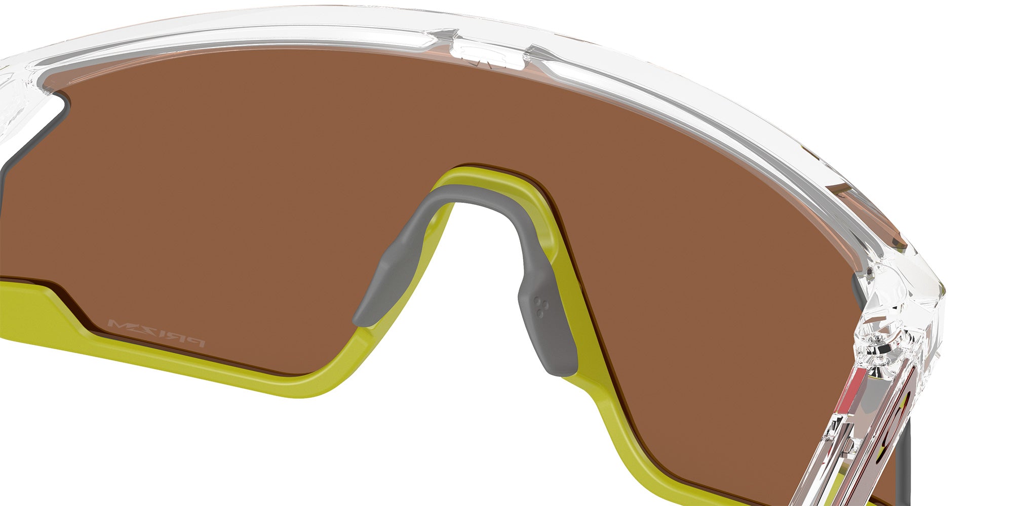Oakley® OO9237 BXTR METAL OO9237 923715 39 Sunglasses - Polished Clear / Prizm Tungsten Mirrored 923715