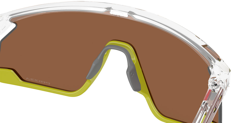 Oakley® OO9237 BXTR METAL OO9237 923715 39 Sunglasses - Polished Clear / Prizm Tungsten Mirrored 923715