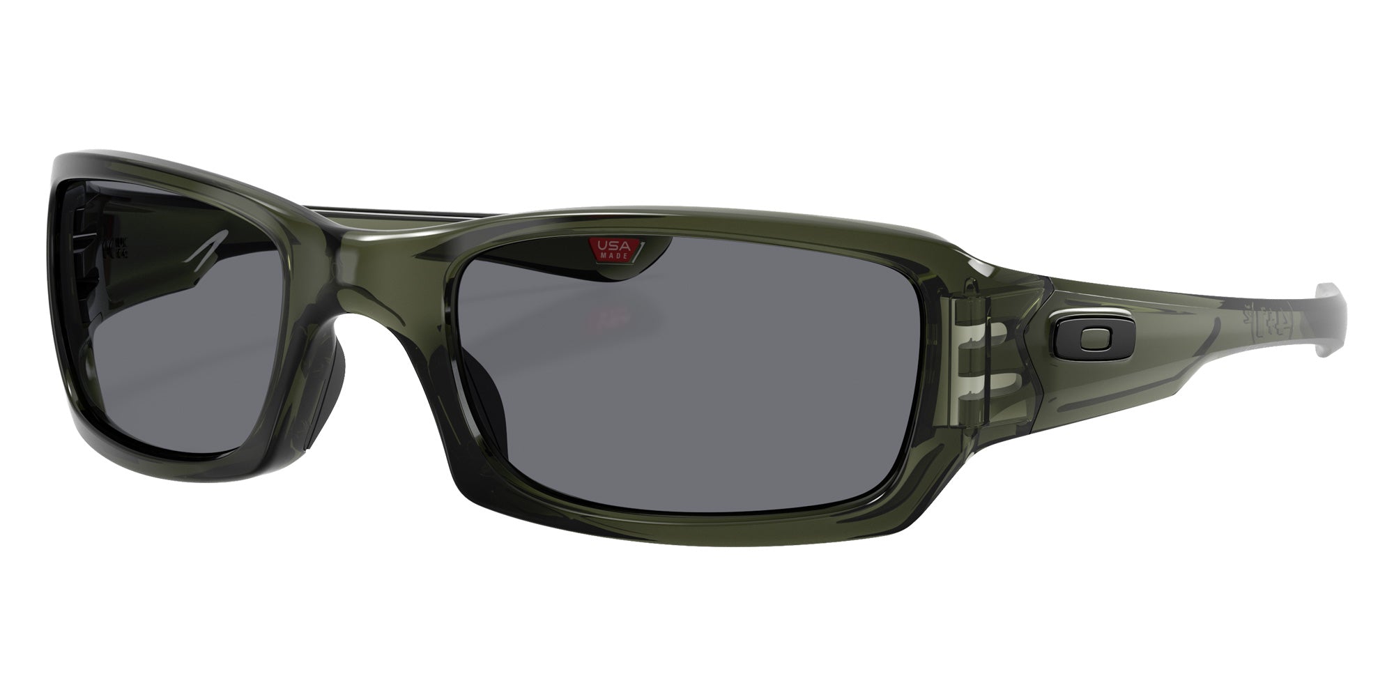 Oakley® OO9238 FIVES SQUARED OO9238 923839 54 Sunglasses - Olive Ink / Gray