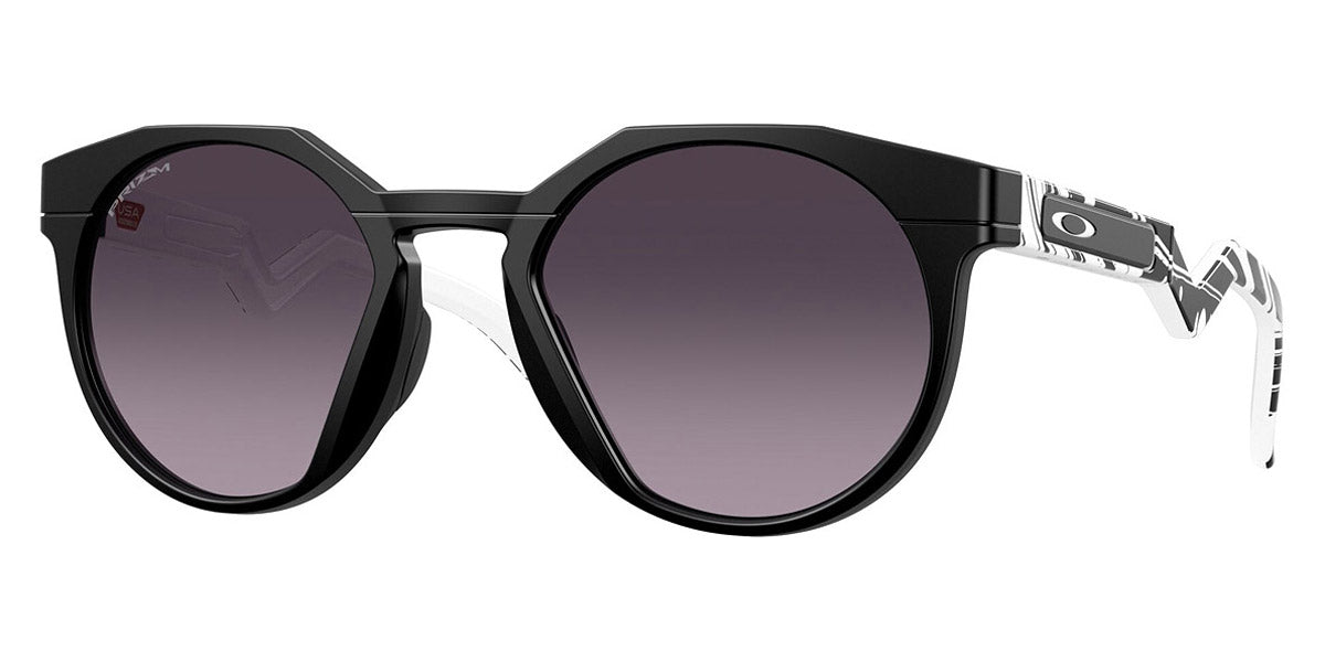 Oakley® OO9242 Hstn OO9242 924212 52 - Matte Black/Matte White / Prizm Black Sunglasses