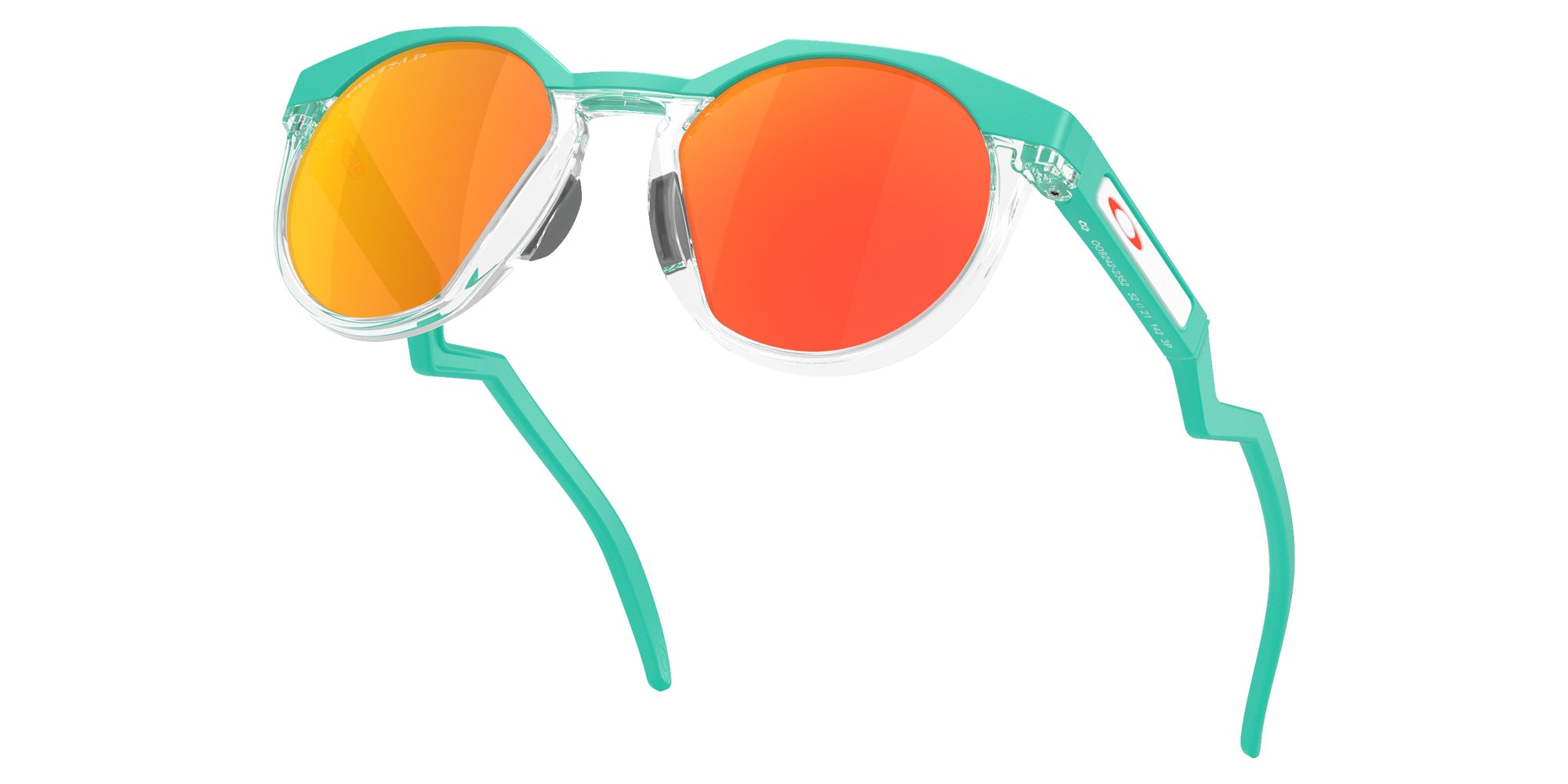 Oakley® OO9242 HSTN OO9242 924223 52 Sunglasses - Celeste / Prizm Ruby Polarized Mirrored 924223