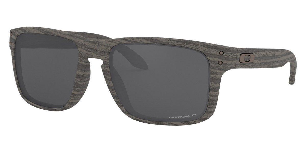 Oakley® OO9244 Holbrook (A) OO9244 924445 56 - Woodgrain / Prizm Black Polarized Sunglasses
