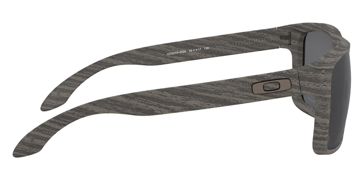Oakley® OO9244 Holbrook (A) OO9244 924445 56 - Woodgrain / Prizm Black Polarized Sunglasses