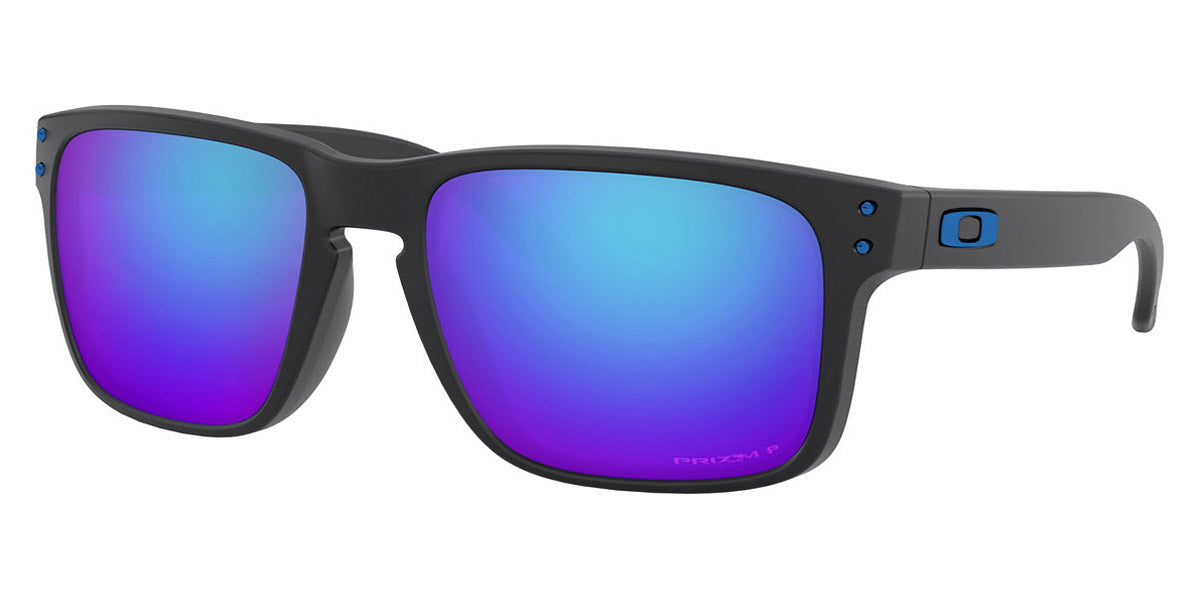 Oakley® OO9244 Holbrook (A) OO9244 924448 56 - Matte Black / Prizm Sapphr Iridium Polarized Sunglasses