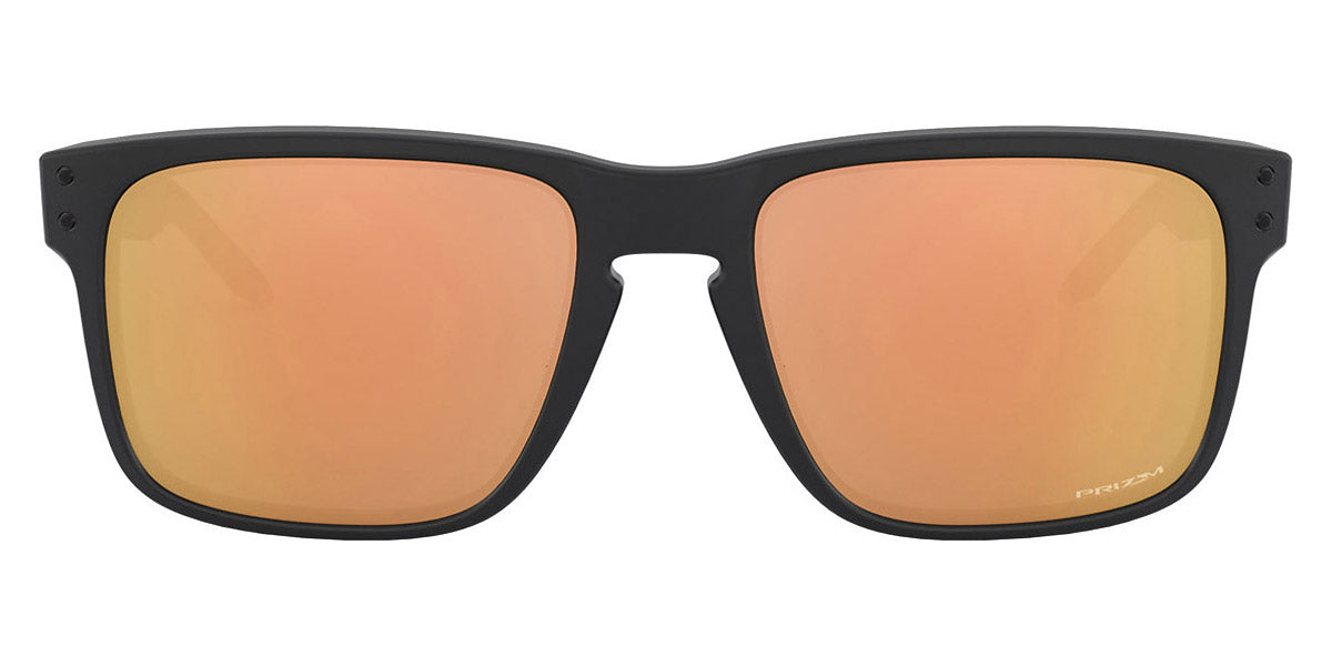 Oakley® OO9244 Holbrook (A) OO9244 924449 56 - Matte black/Prizm rose gold Sunglasses