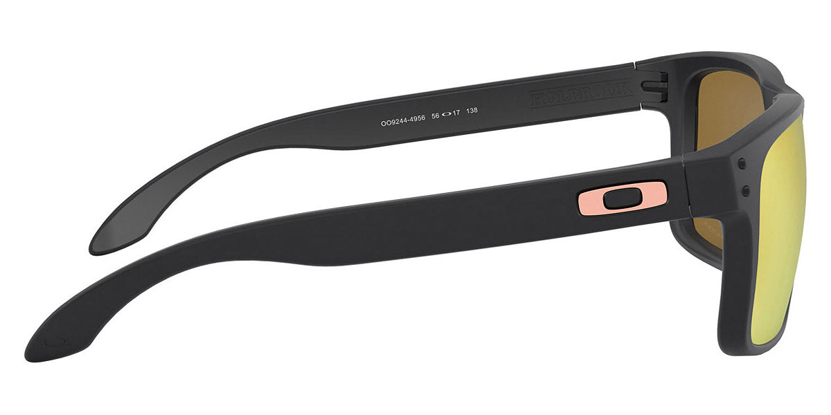 Oakley® OO9244 Holbrook (A) OO9244 924449 56 - Matte black/Prizm rose gold Sunglasses