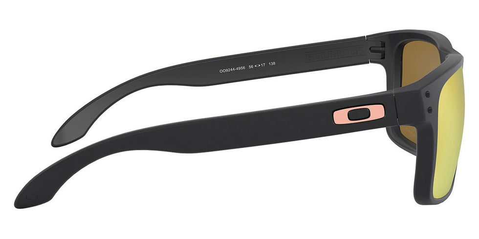 Oakley® OO9244 Holbrook (A) OO9244 924449 56 - Matte black/Prizm rose gold Sunglasses