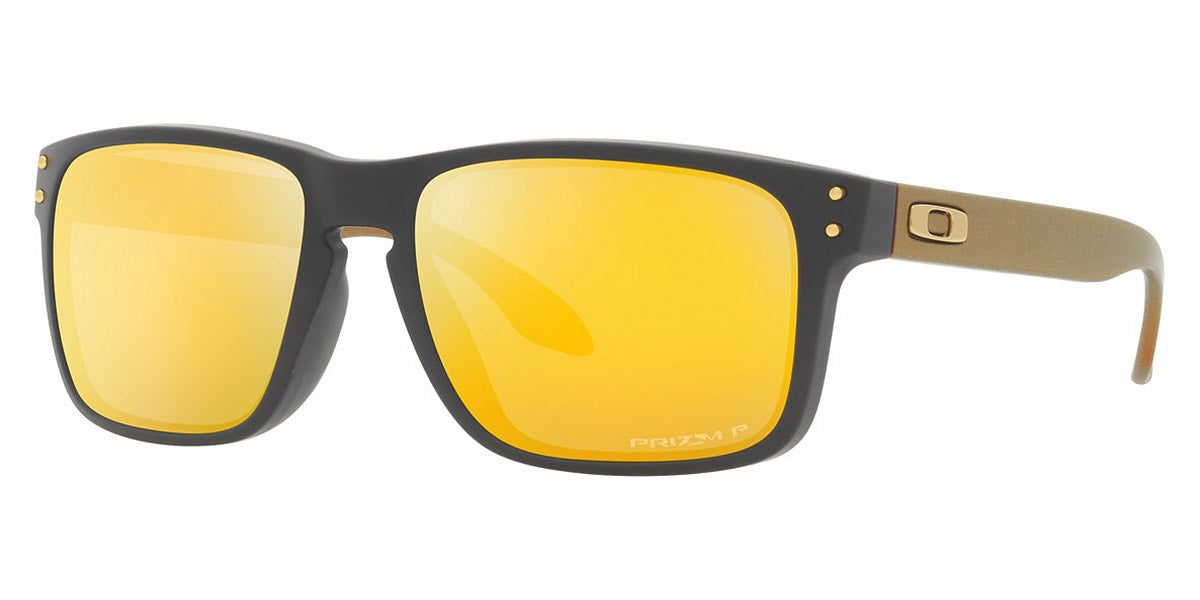 Oakley® OO9244 Holbrook (A) OO9244 924459 56 - Matte carbon/Prizm 24k polarized Sunglasses