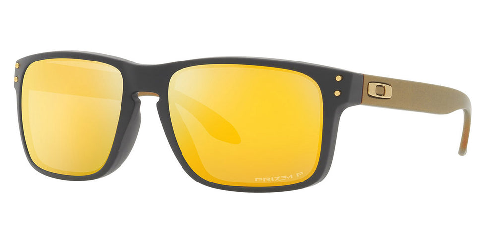 Oakley® OO9244 Holbrook (A) OO9244 924459 56 - Matte carbon/Prizm 24k polarized Sunglasses