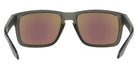 Oakley® OO9244 Holbrook (A) OO9244 924465 56 - Matte Gray Smoke / Prizm Sapphire Polarized Mirrored Sunglasses
