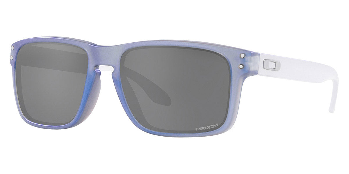 Oakley® OO9244 Holbrook (A) OO9244 924467 56 - Dark Matte Stonewash Opaline / Prizm Black Mirrored Sunglasses