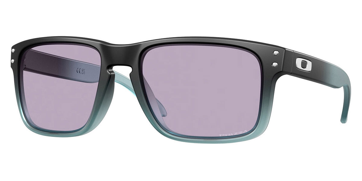 Oakley® OO9244 Holbrook (A) OO9244 924479 56 - Matte Transparent Stonewash Black Fade / Prizm Slate Sunglasses