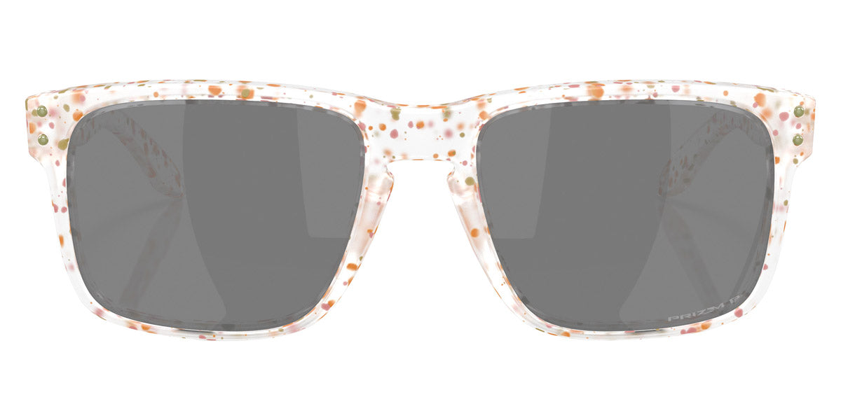 Oakley® OO9244 Holbrook (A) OO9244 924481 56 - Matte Clear Terrazo/Prizm Black Polarized Sunglasses