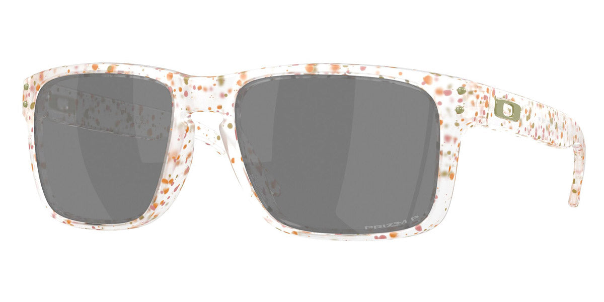 Oakley® OO9244 Holbrook (A) OO9244 924481 56 - Matte Clear Terrazo/Prizm Black Polarized Sunglasses