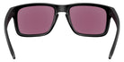 Oakley® OO9244 HOLBROOK (A) OO9244 924483 56 Sunglasses - Matte Black / Prizm Road Jade Mirrored