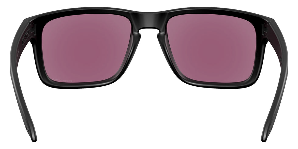 Oakley® OO9244 HOLBROOK (A) OO9244 924483 56 Sunglasses - Matte Black / Prizm Road Jade Mirrored