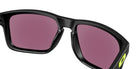 Oakley® OO9244 HOLBROOK (A) OO9244 924483 56 Sunglasses - Matte Black / Prizm Road Jade Mirrored