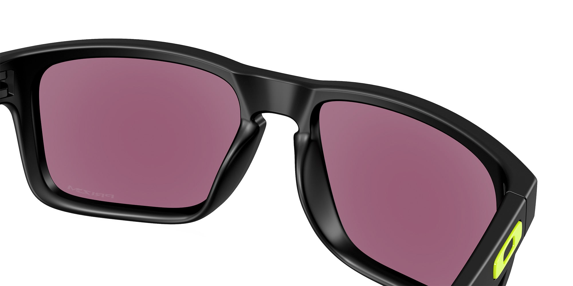 Oakley® OO9244 HOLBROOK (A) OO9244 924483 56 Sunglasses - Matte Black / Prizm Road Jade Mirrored