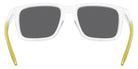 Oakley® OO9244 HOLBROOK (A) OO9244 924484 56 Sunglasses - Matte Clear / Prizm Black Polarized Mirrored 924484
