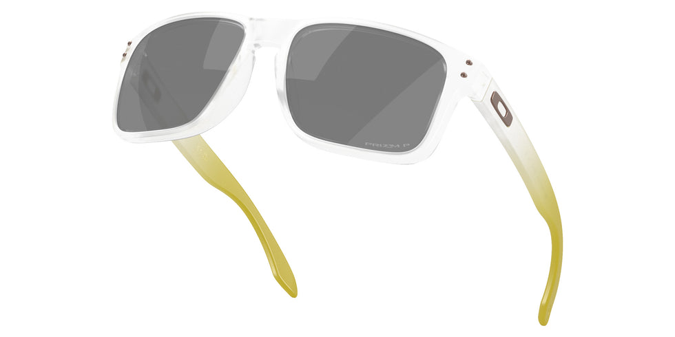 Oakley® OO9244 HOLBROOK (A) OO9244 924484 56 Sunglasses - Matte Clear / Prizm Black Polarized Mirrored 924484