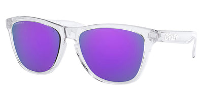 Oakley® OO9245 Frogskins (A) OO9245 924596 54 - Polished Clear/Prizm Violet Sunglasses