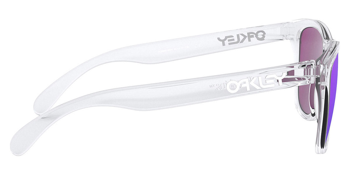 Oakley® OO9245 Frogskins (A) OO9245 924596 54 - Polished Clear/Prizm Violet Sunglasses