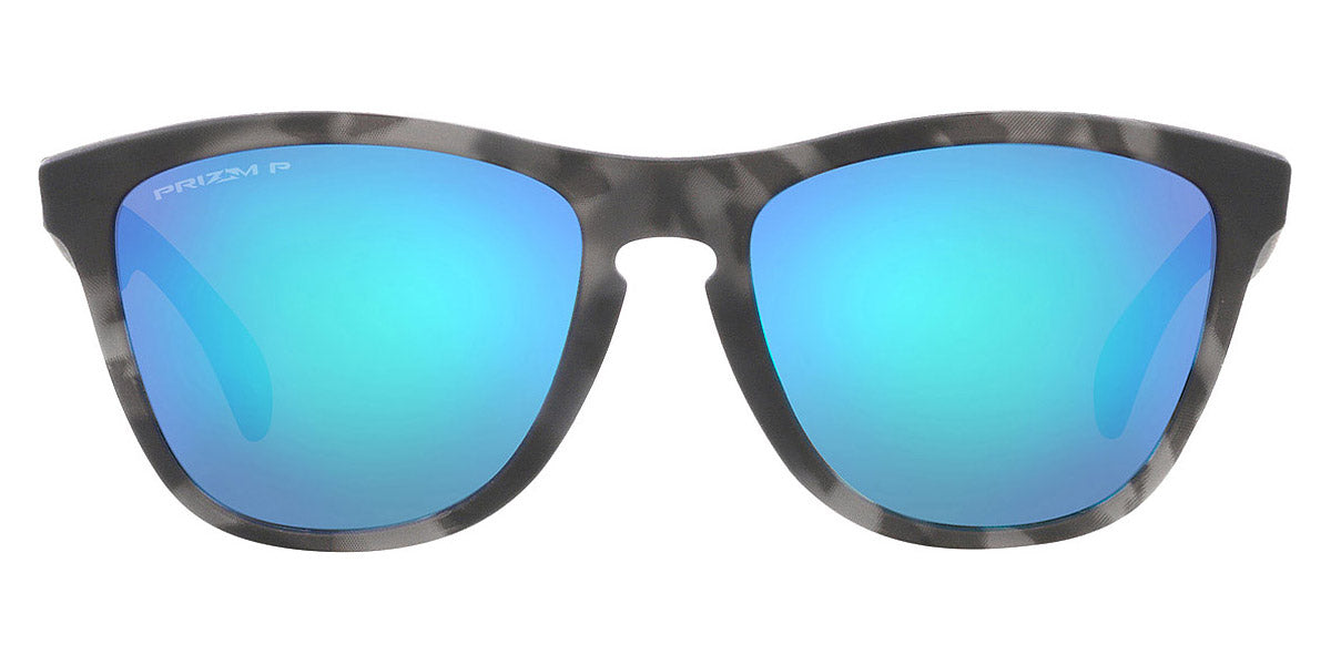 Oakley® OO9245 Frogskins (A) OO9245 9245D8 54 - Matte black tortoise/Prizm sapphire polarized Sunglasses