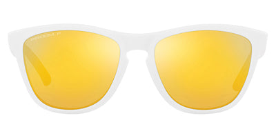 Oakley® OO9245 Frogskins (A) OO9245 9245D9 54 - Matte white/Prizm 24k polarized Sunglasses