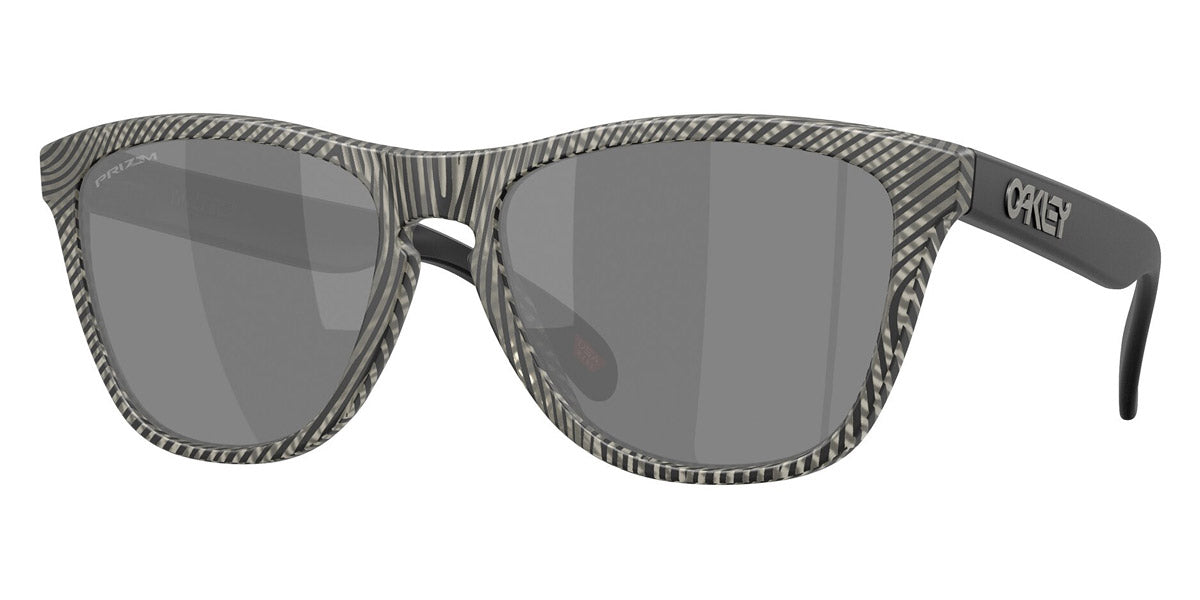 Oakley® OO9245 Frogskins (A) OO9245 9245E6 54 - Matte Grey Ink Fingerprint/Prizm Black Sunglasses