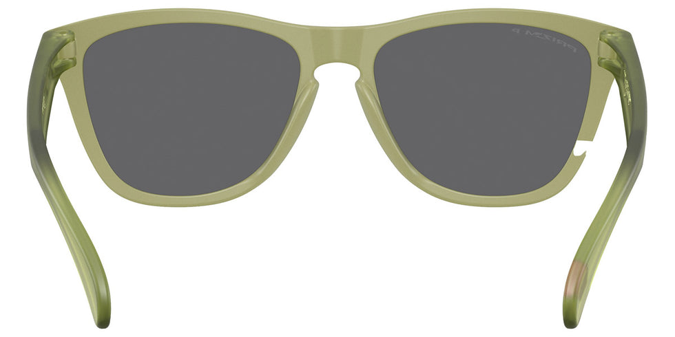 Oakley® OO9245 Frogskins (A) OO9245 9245E9 54 - Matte Fern/Prizm Black Polarized Sunglasses