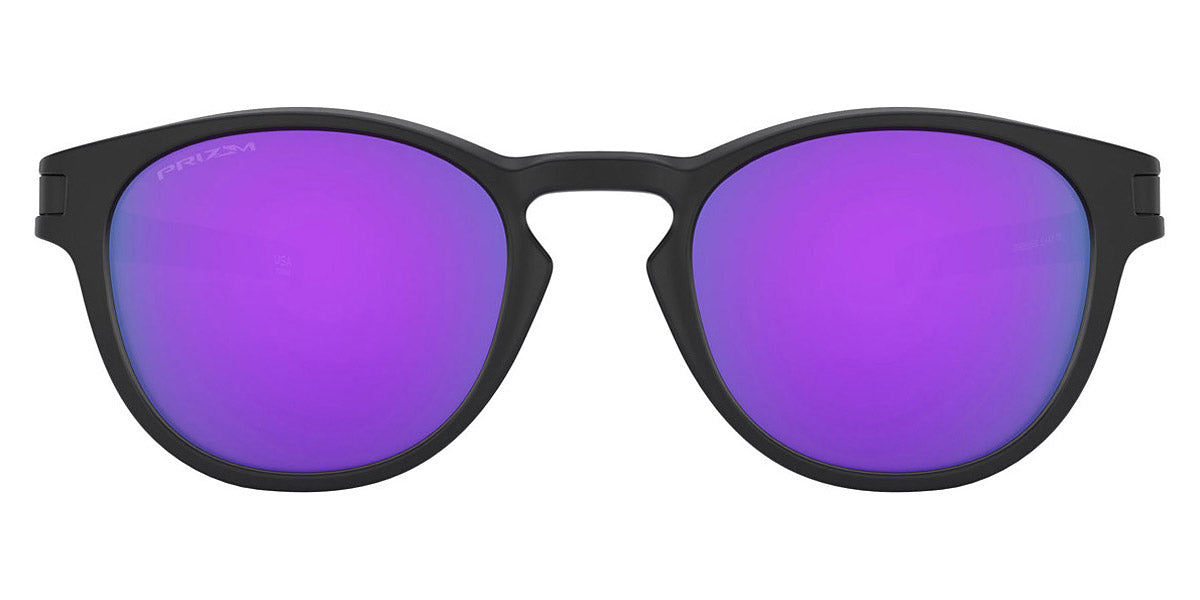 Oakley® OO9265 Latch OO9265 926555 53 - Matte black/Prizm violet Sunglasses