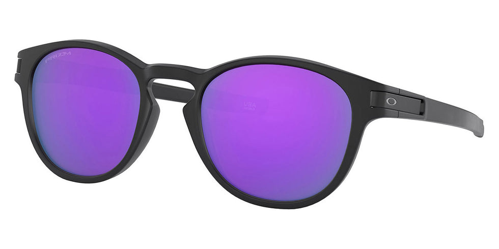 Oakley® OO9265 Latch OO9265 926555 53 - Matte black/Prizm violet Sunglasses