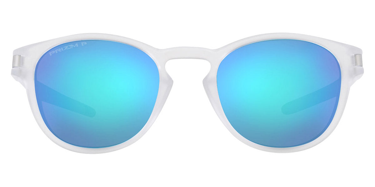 Oakley® OO9265 Latch OO9265 926565 53 - Matte clear/Prizm sapphire polarized Sunglasses