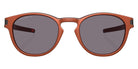 Oakley® OO9265 Latch OO9265 926573 53 - Fire Orange/Prizm Grey Polarized Sunglasses