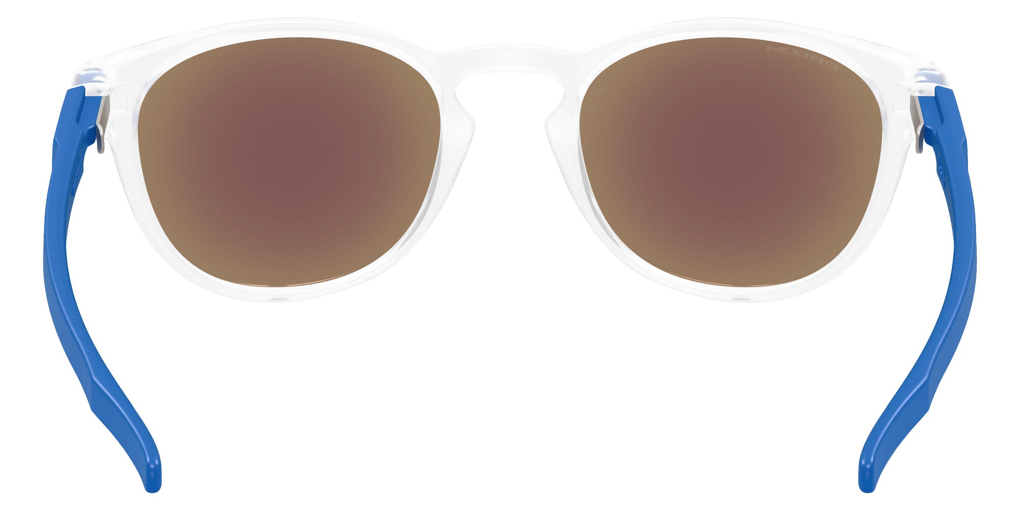 Oakley® OO9265 LATCH OO9265 926576 53 Sunglasses - Matte Clear / Prizm Sapphire Mirrored 926576