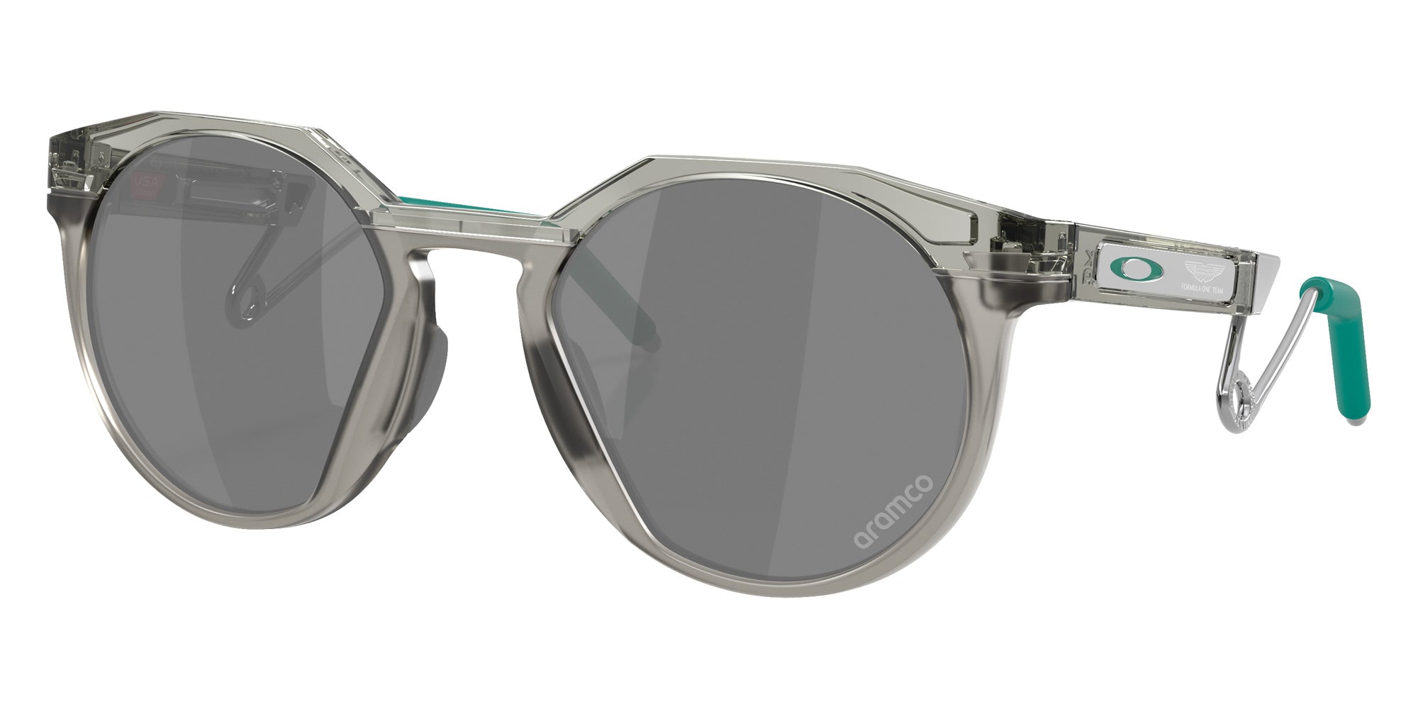 Oakley® OO9279 HSTN METAL OO9279 927907 52 Sunglasses - Gray Ink / Prizm Black Mirrored