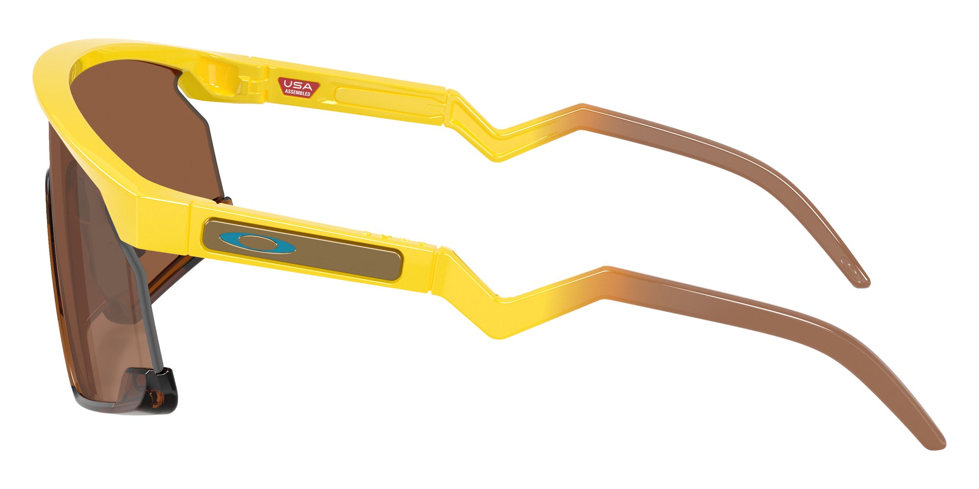 Oakley® OO9280 BXTR OO9280 928021 39 Sunglasses - Yellow / Prizm Tungsten Mirrored