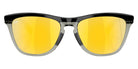 Oakley® OO9284 Frogskins Range OO9284 928418 55 - Matte Black/Prizm 24K Polarized Sunglasses