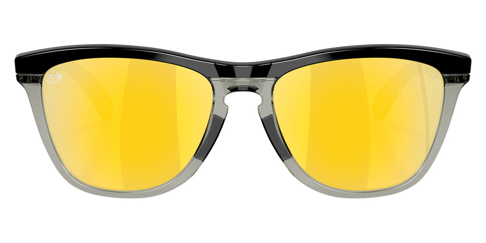 Oakley® OO9284 Frogskins Range OO9284 928418 55 - Matte Black/Prizm 24K Polarized Sunglasses