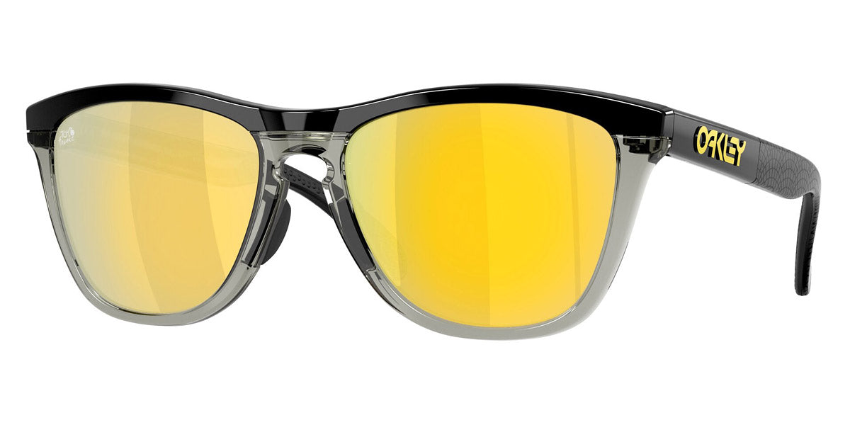 Oakley® OO9284 Frogskins Range OO9284 928418 55 - Matte Black/Prizm 24K Polarized Sunglasses