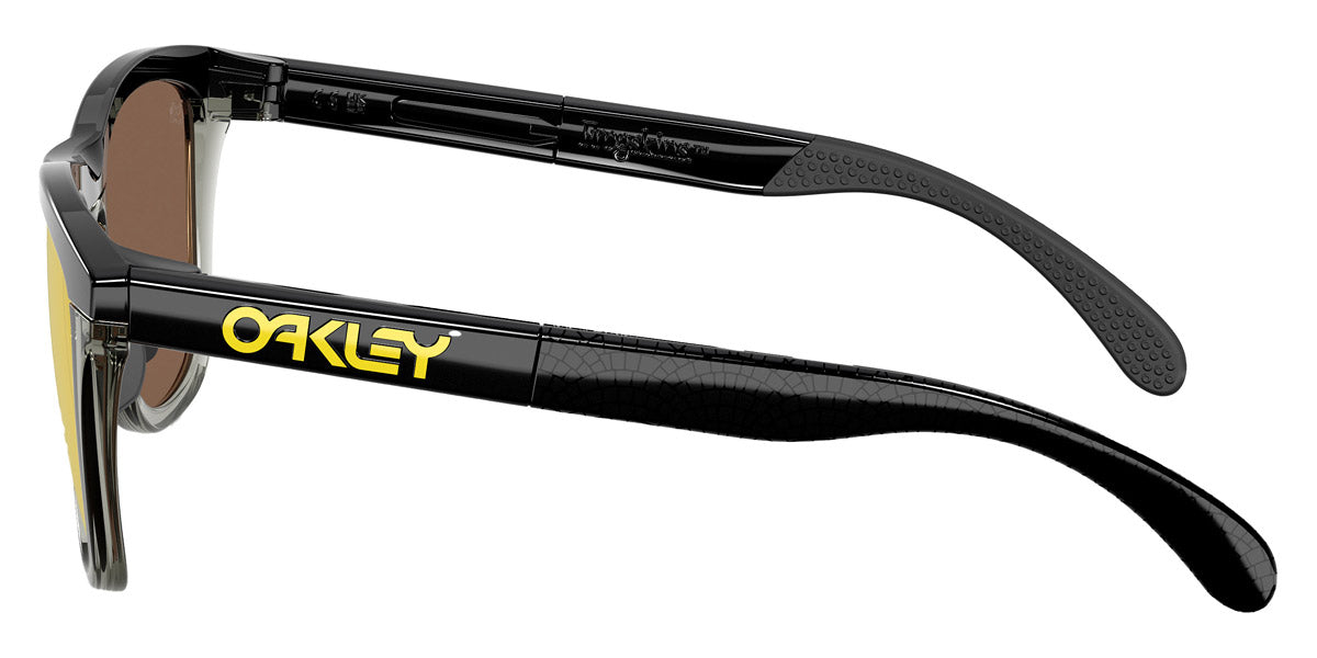 Oakley® OO9284 Frogskins Range OO9284 928418 55 - Matte Black/Prizm 24K Polarized Sunglasses