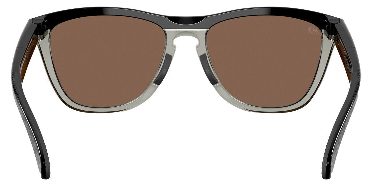 Oakley® OO9284 Frogskins Range OO9284 928418 55 - Matte Black/Prizm 24K Polarized Sunglasses
